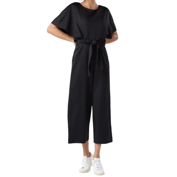 Vetta The Cape Jumpsuit Black 4 - Picture 1 of 9
